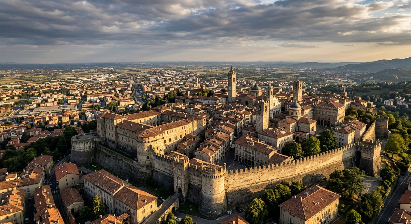 Panorama di Bergamo — ricerca perdite acqua Bergamo