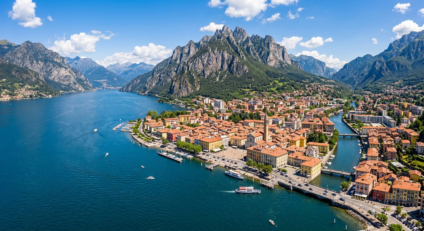 Panorama di Lecco — ricerca perdite acqua Lecco