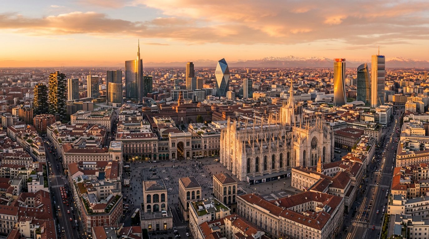 Panorama di Milano — ricerca perdite acqua Milano e provincia