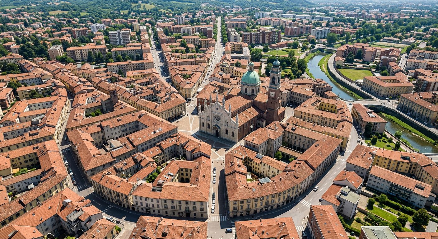 Panorama di Monza — ricerca perdite acqua Monza e Brianza